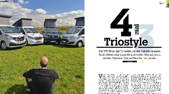 Der Renault Triostyle im Test vom Magazin CamperVans